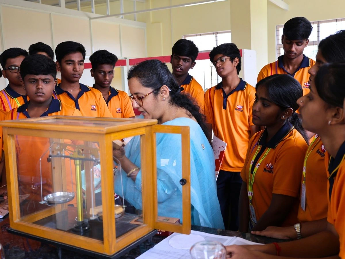 Classroom at NewAge PU College Yelahanka