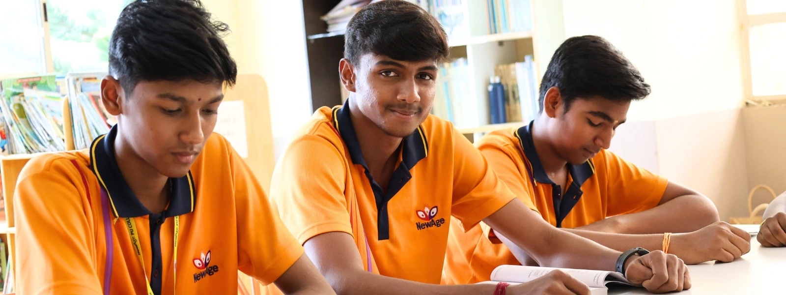 Students studying at NewAge PU College Yelahanka