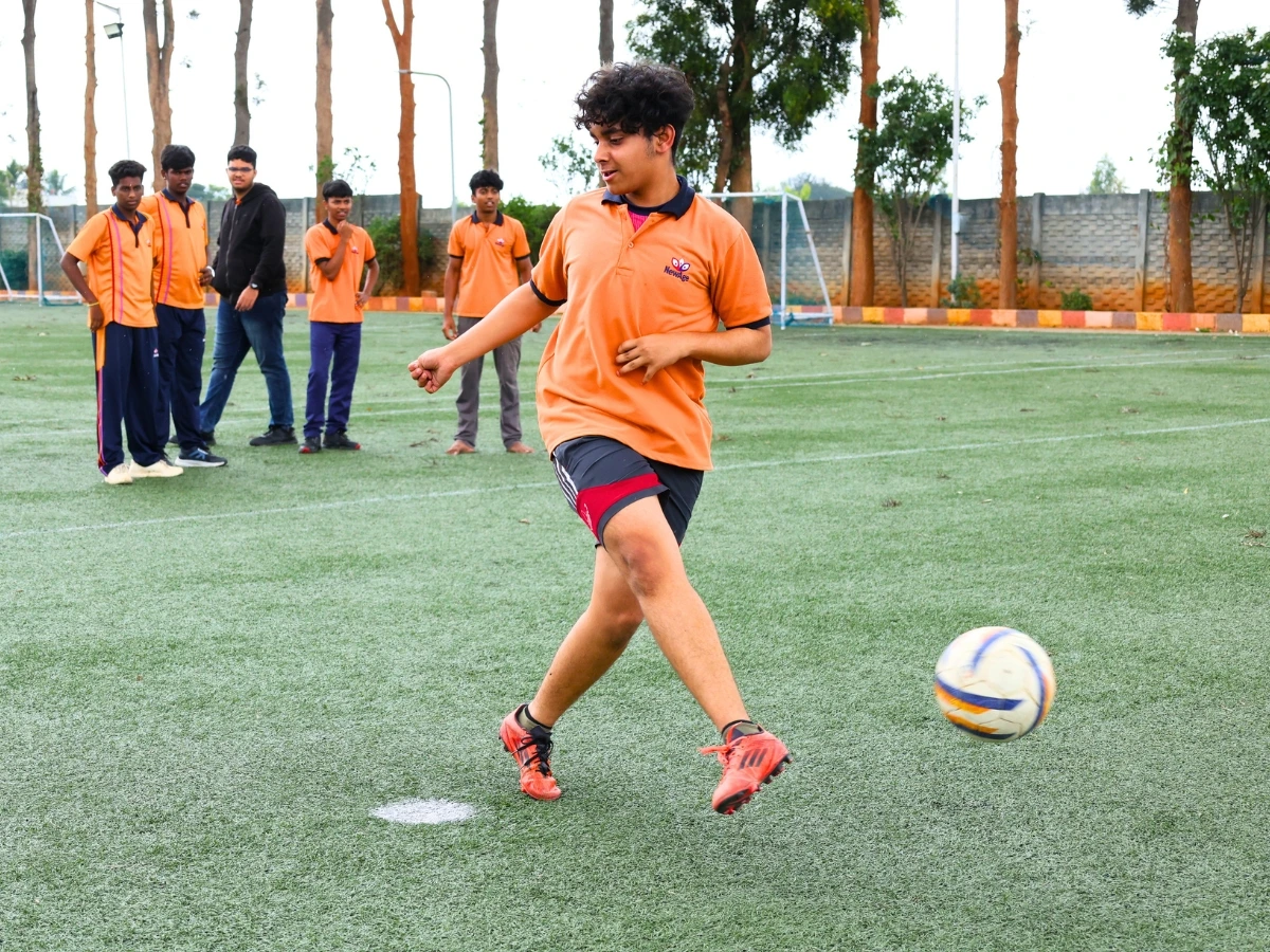 Students engaging in sports and cultural activities for holistic development