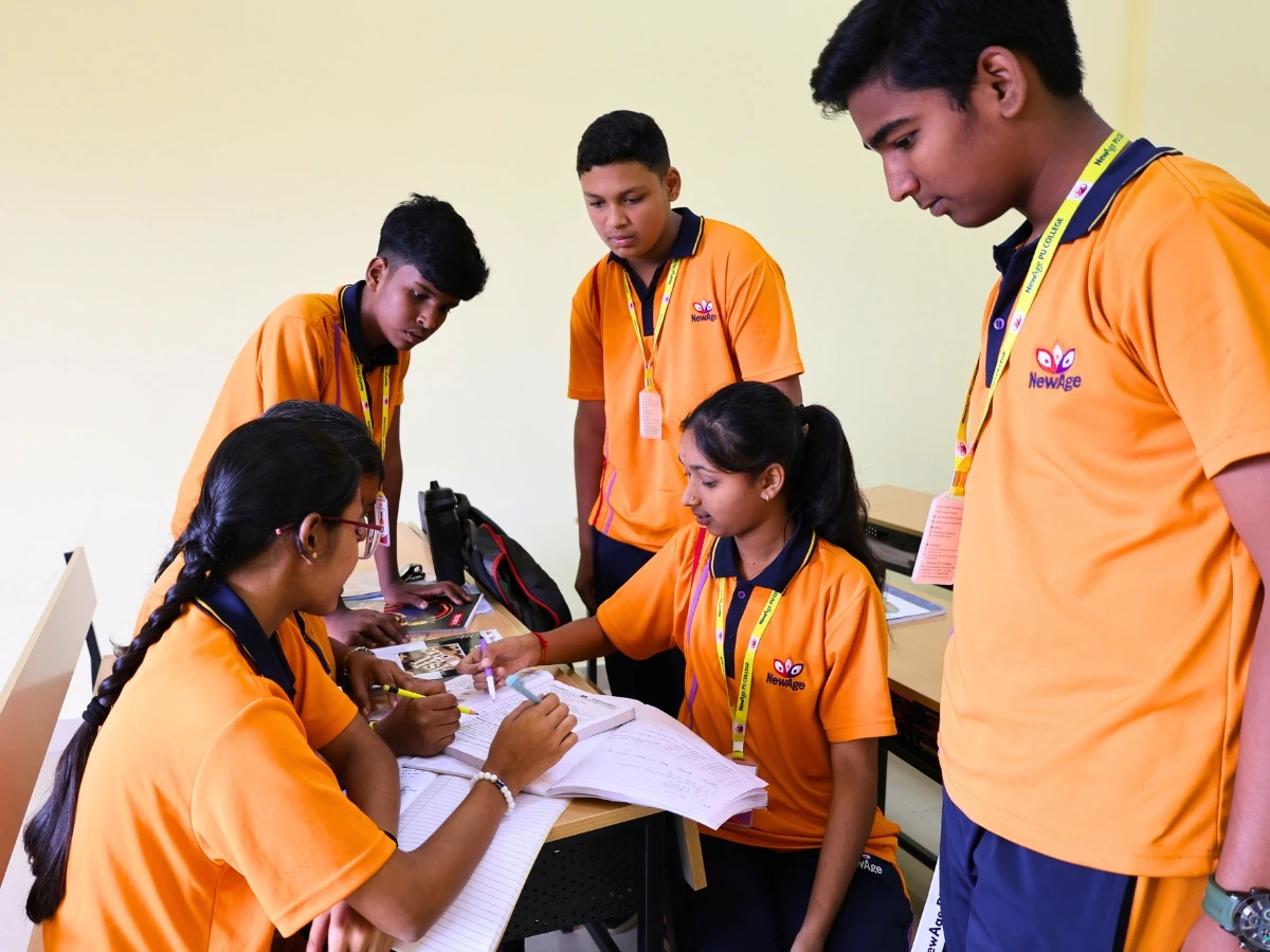 Student focused on competitive exam preparation for NEET JEE and CET